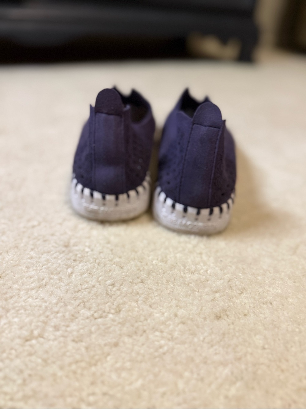 Ilse Jacobsen Women’s Navy Slip-On Sneakers - Picture 3 of 8